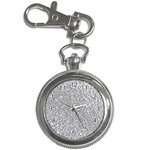 Silver Glitter Texture, Light Creative Background Key Chain Watches