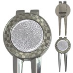 Silver Glitter Texture, Light Creative Background 3-in-1 Golf Divots