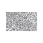 Silver Glitter Texture, Light Creative Background Sticker (Rectangular)