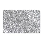 Silver Glitter Texture, Light Creative Background Magnet (Rectangular)