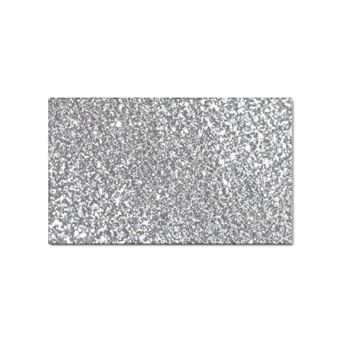 Silver Glitter Texture, Light Creative Background Sticker Rectangular (10 pack) from ArtsNow.com Front