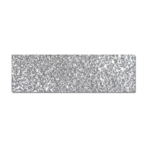 Silver Glitter Texture, Light Creative Background Sticker Bumper (10 pack) from ArtsNow.com Front