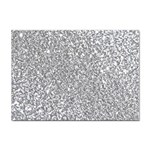 Silver Glitter Texture, Light Creative Background Sticker A4 (10 pack)