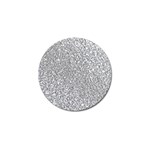 Silver Glitter Texture, Light Creative Background Golf Ball Marker