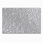 Silver Glitter Texture, Light Creative Background Postcard 4 x 6  (Pkg of 10)