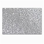 Silver Glitter Texture, Light Creative Background Postcards 5  x 7  (Pkg of 10)