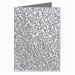 Silver Glitter Texture, Light Creative Background Greeting Card