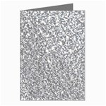 Silver Glitter Texture, Light Creative Background Greeting Cards (Pkg of 8)