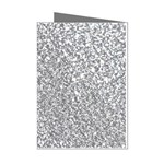 Silver Glitter Texture, Light Creative Background Mini Greeting Cards (Pkg of 8)