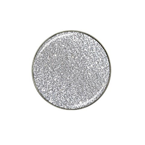 Silver Glitter Texture, Light Creative Background Hat Clip Ball Marker from ArtsNow.com Front