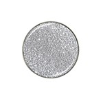 Silver Glitter Texture, Light Creative Background Hat Clip Ball Marker