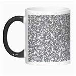 Silver Glitter Texture, Light Creative Background Morph Mug