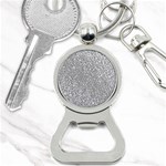 Silver Glitter Texture, Light Creative Background Bottle Opener Key Chain