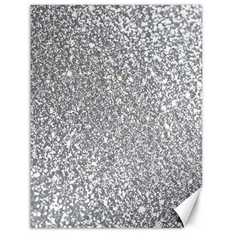 Silver Glitter Texture, Light Creative Background Canvas 12  x 16  from ArtsNow.com 11.86 x15.41  Canvas - 1