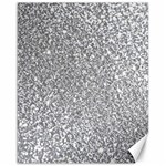 Silver Glitter Texture, Light Creative Background Canvas 16  x 20 