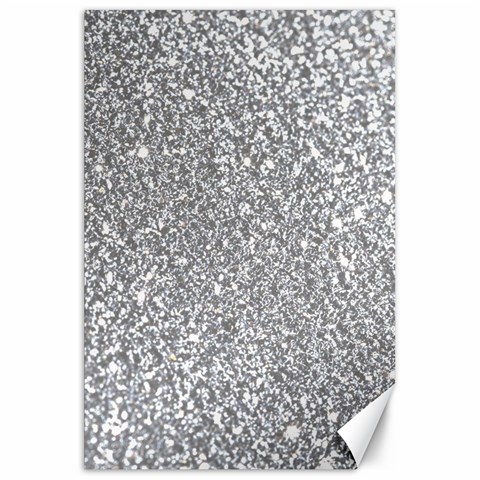 Silver Glitter Texture, Light Creative Background Canvas 20  x 30  from ArtsNow.com 19.62 x28.9  Canvas - 1