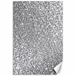 Silver Glitter Texture, Light Creative Background Canvas 20  x 30 