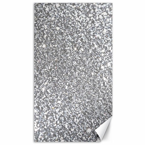 Silver Glitter Texture, Light Creative Background Canvas 40  x 72  from ArtsNow.com 39.28 x69.23  Canvas - 1