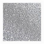 Silver Glitter Texture, Light Creative Background Medium Glasses Cloth