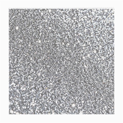 Silver Glitter Texture, Light Creative Background Medium Glasses Cloth (2 Sides) from ArtsNow.com Back