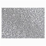 Silver Glitter Texture, Light Creative Background Large Glasses Cloth