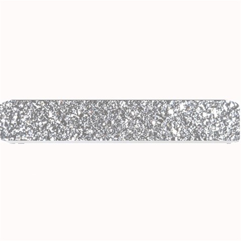 Silver Glitter Texture, Light Creative Background Small Bar Mat from ArtsNow.com 24 x4  Bar Mat