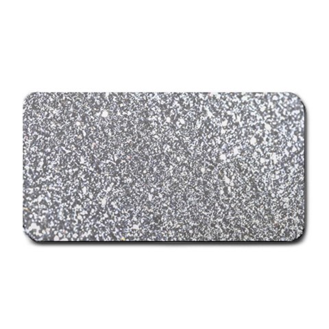 Silver Glitter Texture, Light Creative Background Medium Bar Mat from ArtsNow.com 16 x8.5  Bar Mat