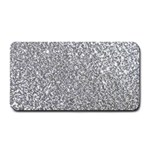 Silver Glitter Texture, Light Creative Background Medium Bar Mat