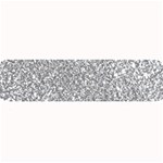 Silver Glitter Texture, Light Creative Background Large Bar Mat