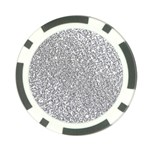 Silver Glitter Texture, Light Creative Background Poker Chip Card Guard