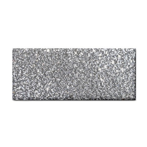 Silver Glitter Texture, Light Creative Background Hand Towel from ArtsNow.com Front