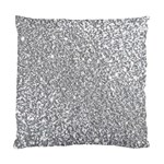 Silver Glitter Texture, Light Creative Background Standard Cushion Case (One Side)