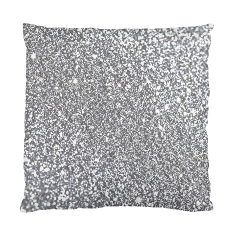 Silver Glitter Texture, Light Creative Background Standard Cushion Case (Two Sides) from ArtsNow.com Back