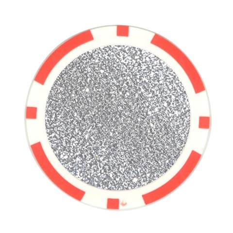 Silver Glitter Texture, Light Creative Background Poker Chip Card Guard (10 pack) from ArtsNow.com Front