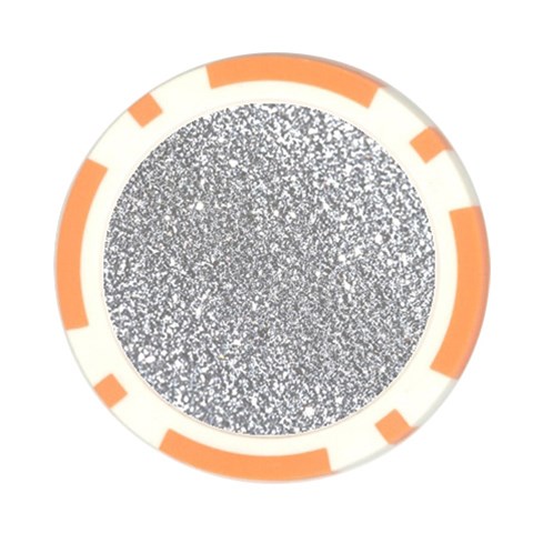 Silver Glitter Texture, Light Creative Background Poker Chip Card Guard (10 pack) from ArtsNow.com Front