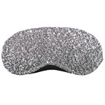 Silver Glitter Texture, Light Creative Background Sleep Mask