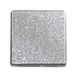 Silver Glitter Texture, Light Creative Background Memory Card Reader (Square 5 Slot)