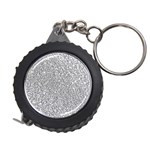 Silver Glitter Texture, Light Creative Background Measuring Tape