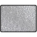 Silver Glitter Texture, Light Creative Background Fleece Blanket (Large)