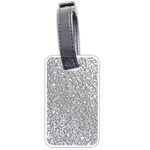 Silver Glitter Texture, Light Creative Background Luggage Tag (one side)