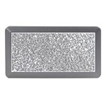 Silver Glitter Texture, Light Creative Background Memory Card Reader (Mini)