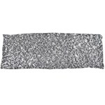 Silver Glitter Texture, Light Creative Background Body Pillow Case (Dakimakura)