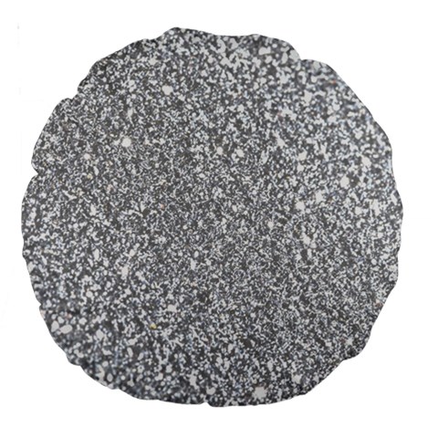 Silver Glitter Texture, Light Creative Background Large 18  Premium Round Cushions from ArtsNow.com Front