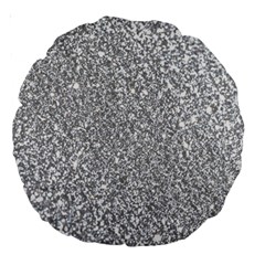 Silver Glitter Texture, Light Creative Background Large 18  Premium Round Cushions from ArtsNow.com Front