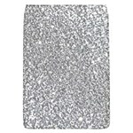 Silver Glitter Texture, Light Creative Background Removable Flap Cover (L)