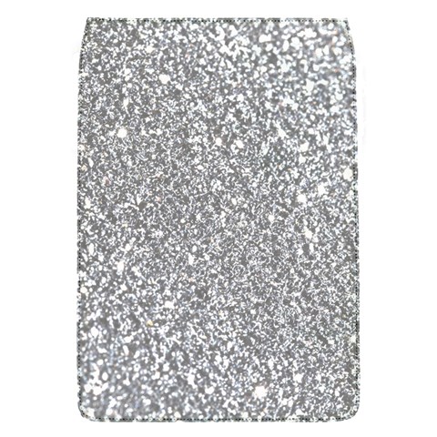 Silver Glitter Texture, Light Creative Background Removable Flap Cover (S) from ArtsNow.com Front