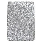 Silver Glitter Texture, Light Creative Background Removable Flap Cover (S)