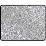 Silver Glitter Texture, Light Creative Background Two Sides Fleece Blanket (Medium)