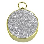 Silver Glitter Texture, Light Creative Background Gold Compasses