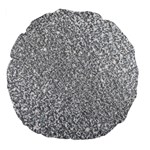 Silver Glitter Texture, Light Creative Background Large 18  Premium Flano Round Cushions